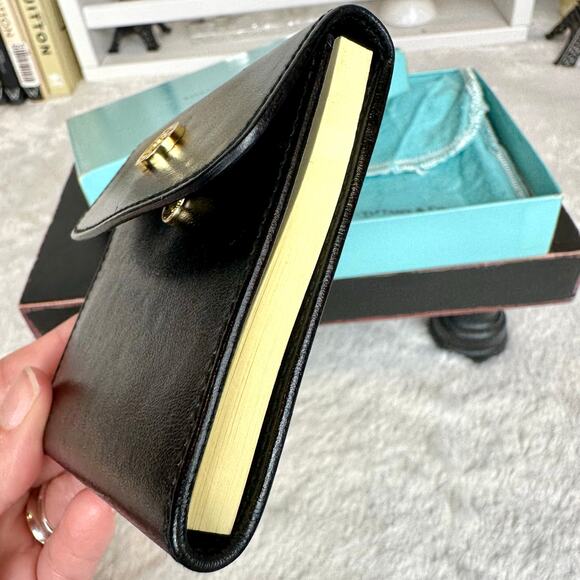 Tiffany & Co small sticky note holder. Black leather. NEW! Vintage RARE GIFT!! - Picture 8 of 10
